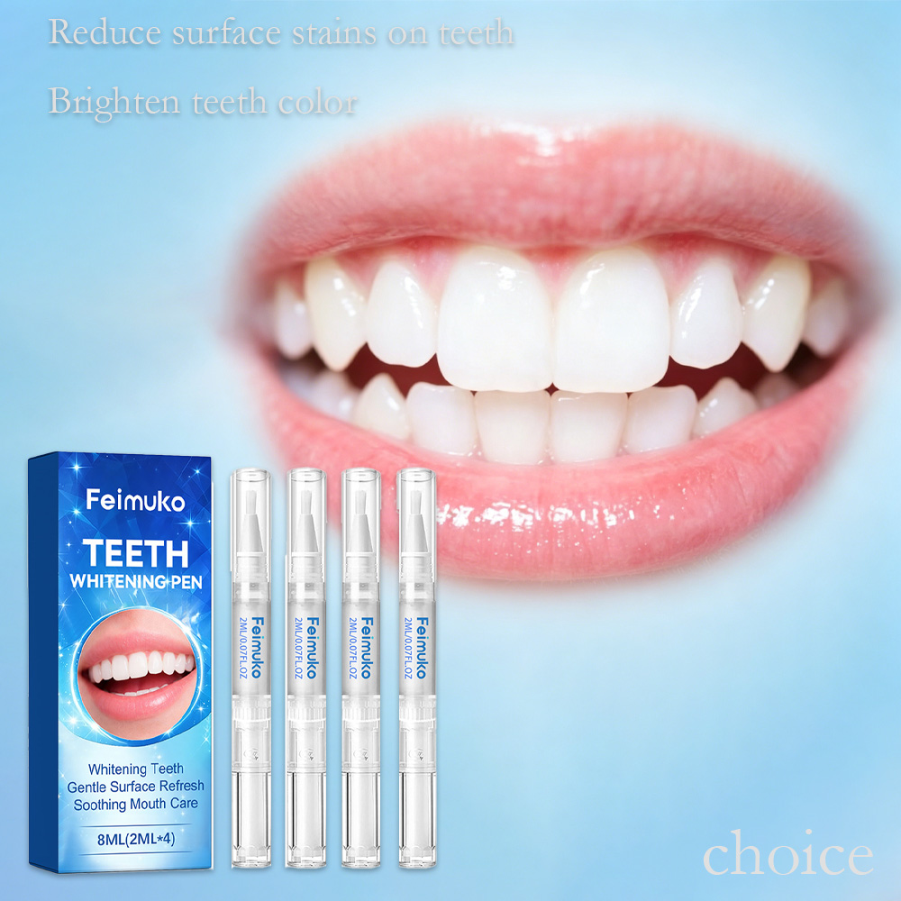 Teeth Whitening Gel Pen - Feimuko 8ml Teeth Gel Pen Gentle