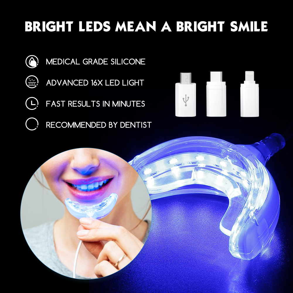 Teeth Whitening Gel Pen - Luxsmile Đèn LED Thông Minh Làm