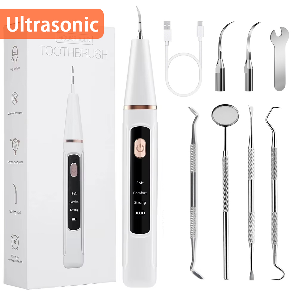 Teeth Whitening And Stain Removal - Electric Ultrasonic Dental Scaler Calculus Oral