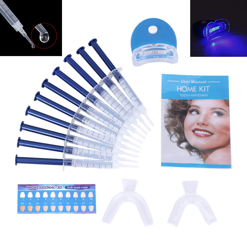 Teeth Whitening Before And After - 1 Bộ Làm Trắng Răng 44%