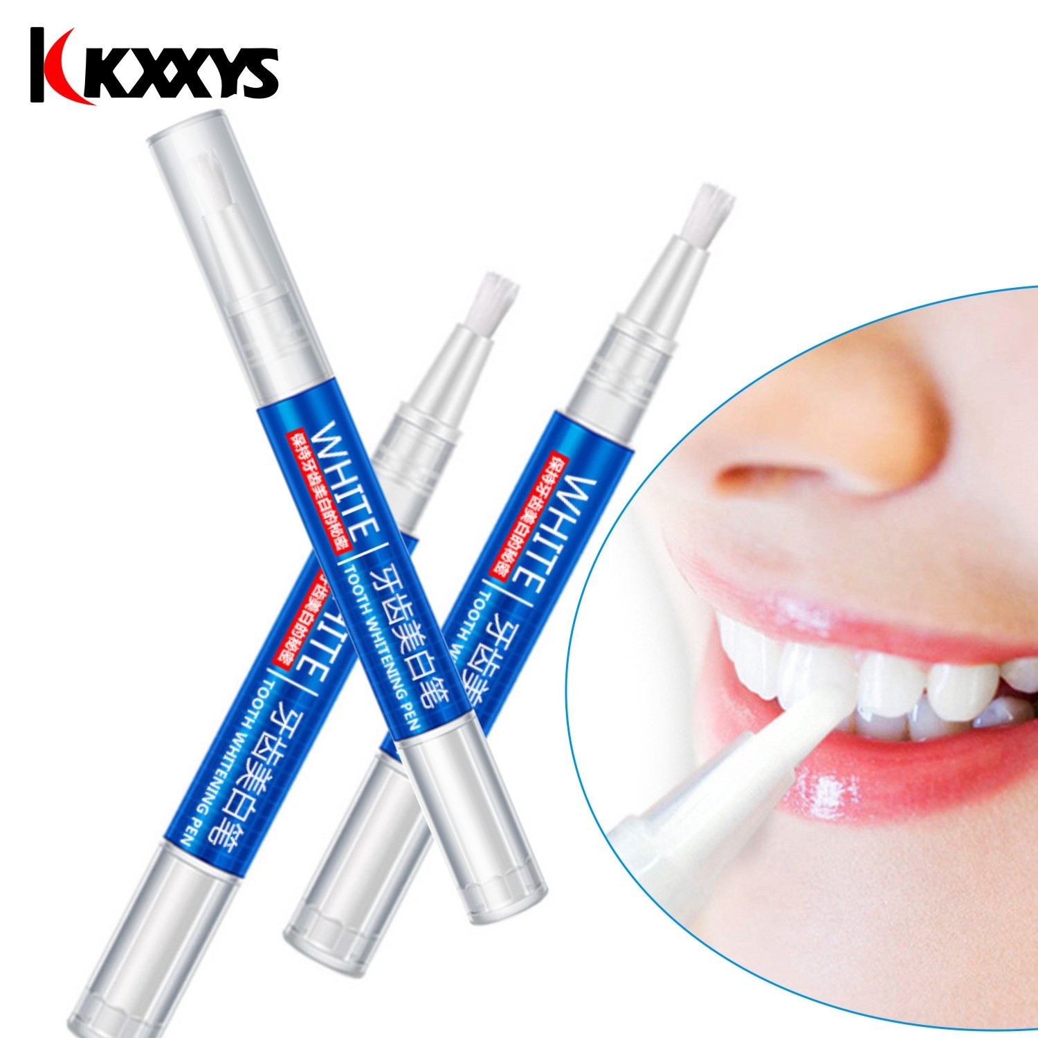 Teeth Whitening Gel Pen - 2*3Ml Trắng Phổ Biến Làm Trắng