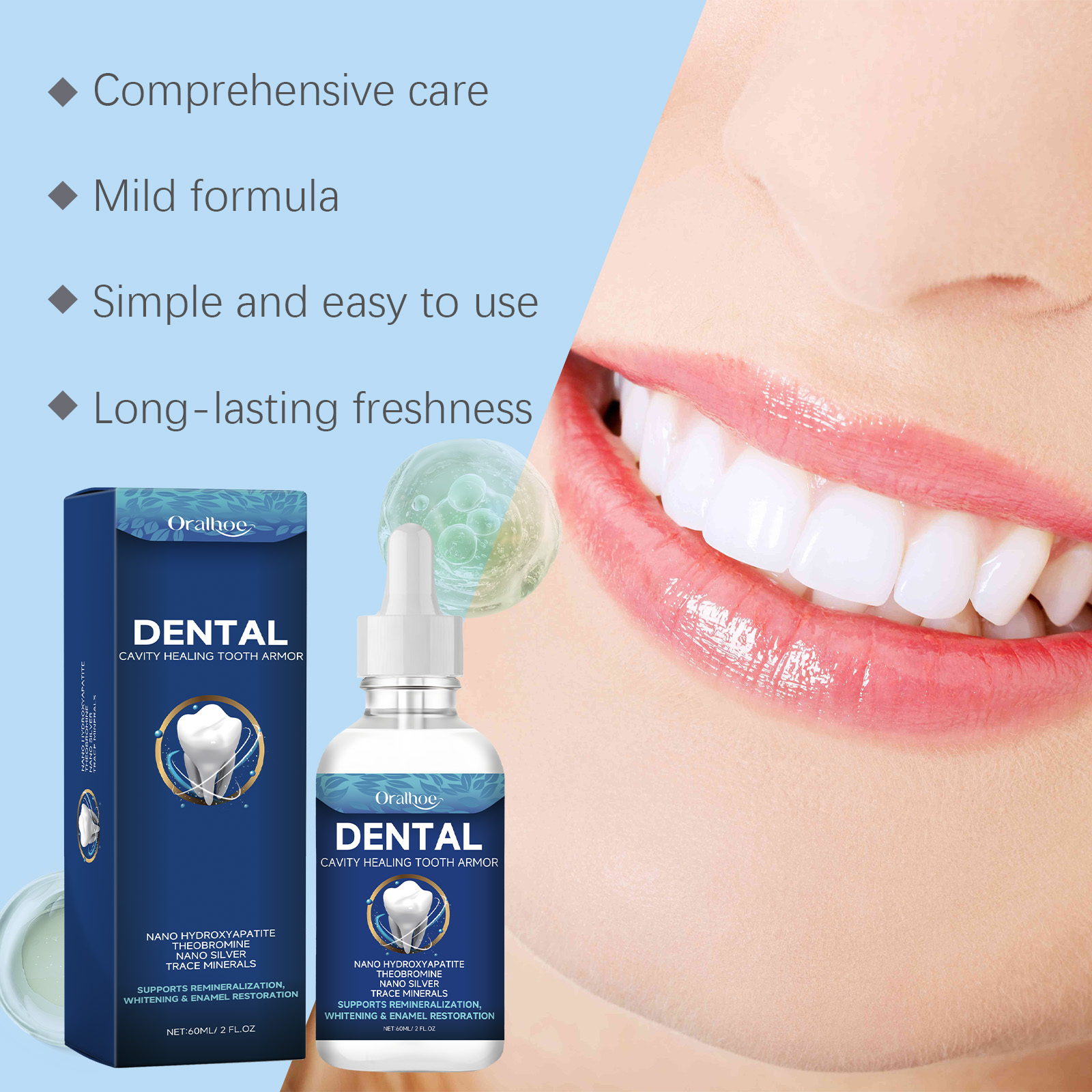 Oralhoe Teeth Brighten Serum L - đánh giá và giá Teeth Whitening And Stain Removal