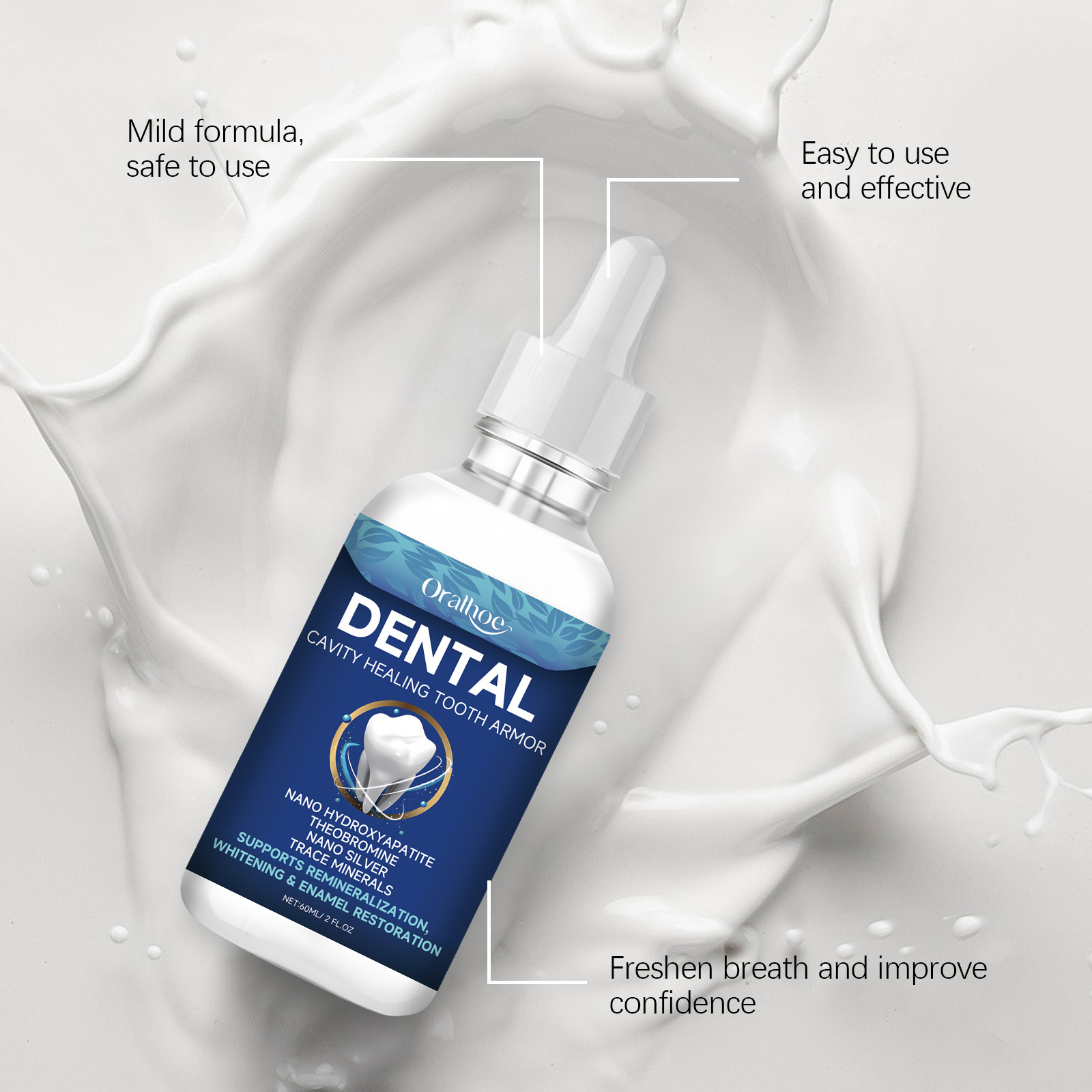 Oralhoe Teeth Brighten Serum L - đánh giá và giá Teeth Whitening And Stain Removal