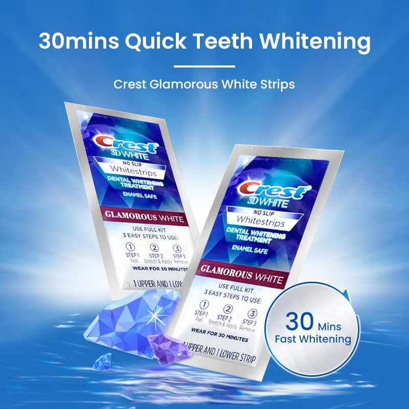 Crest 3D Whitestrips Dental Bl - đánh giá và giá Teeth Whitening Crest