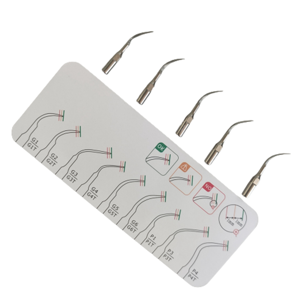 5PCS Dental Scaler Tips Fit EM - đánh giá và giá Teeth Whitening Shade Guide