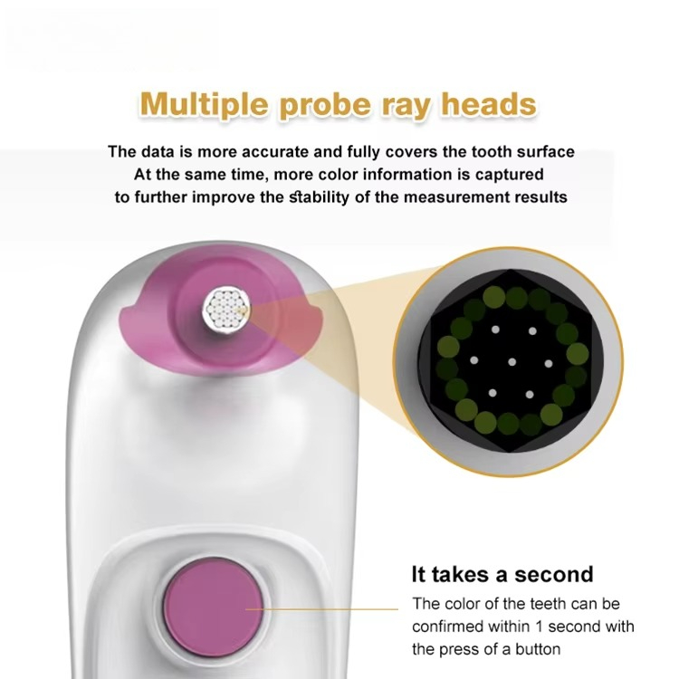 Portable High Accuracy Plastic - đánh giá và giá Teeth Whitening Shade Guide