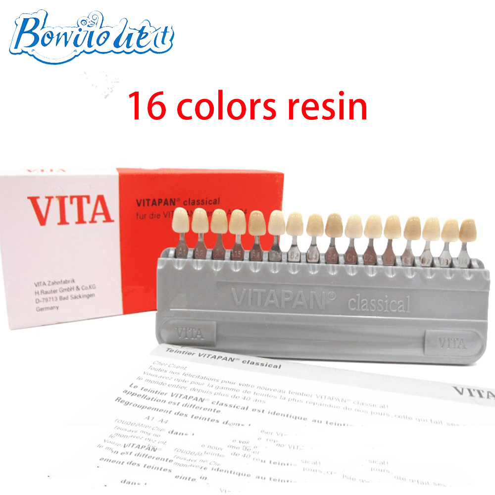 VITA 16 Colors Teeth Shade Gui - đánh giá và giá Teeth Whitening Shade Guide
