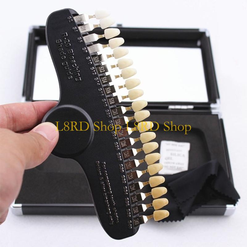 L8RD Chuyên Nghiệp 3D Làm Trắn - đánh giá và giá Teeth Whitening Shade Guide