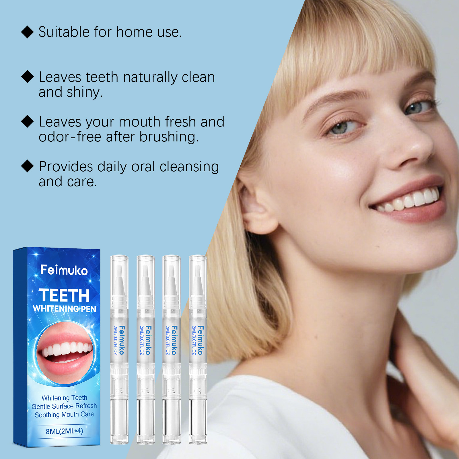 Feimuko 8ml Teeth Gel Pen Gent - đánh giá và giá Teeth Whitening Gel Pen