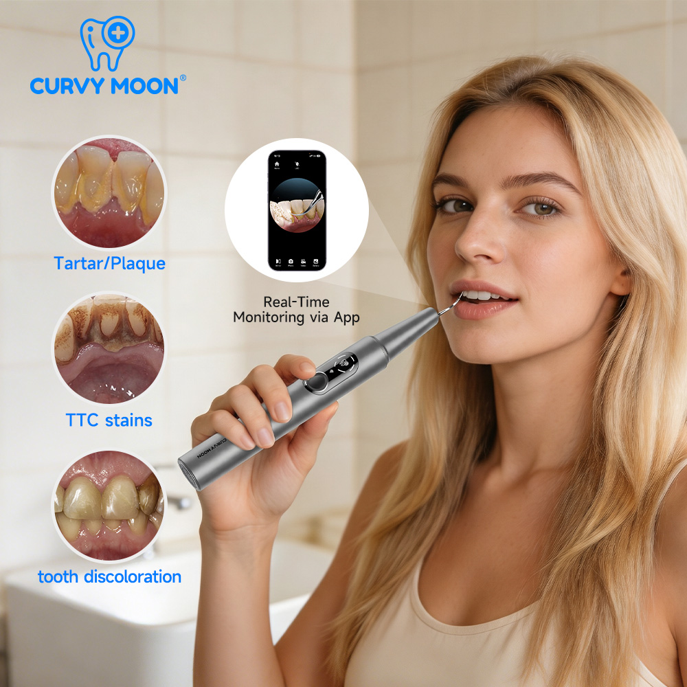 CURVY MOON Visible Electric Ul - đánh giá và giá Teeth Whitening And Stain Removal