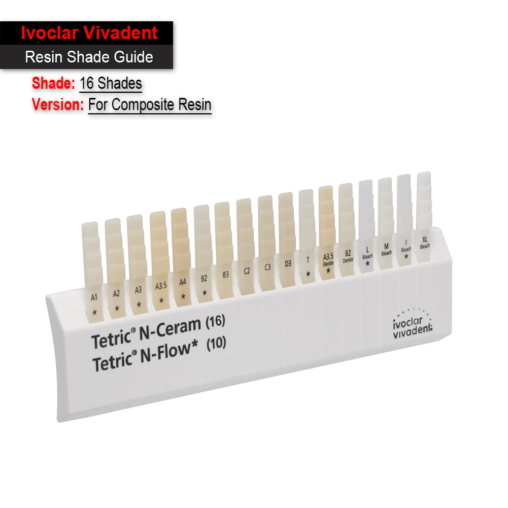 Ivoclar Dental Shade Guide Cro - đánh giá và giá Teeth Whitening Shade Guide