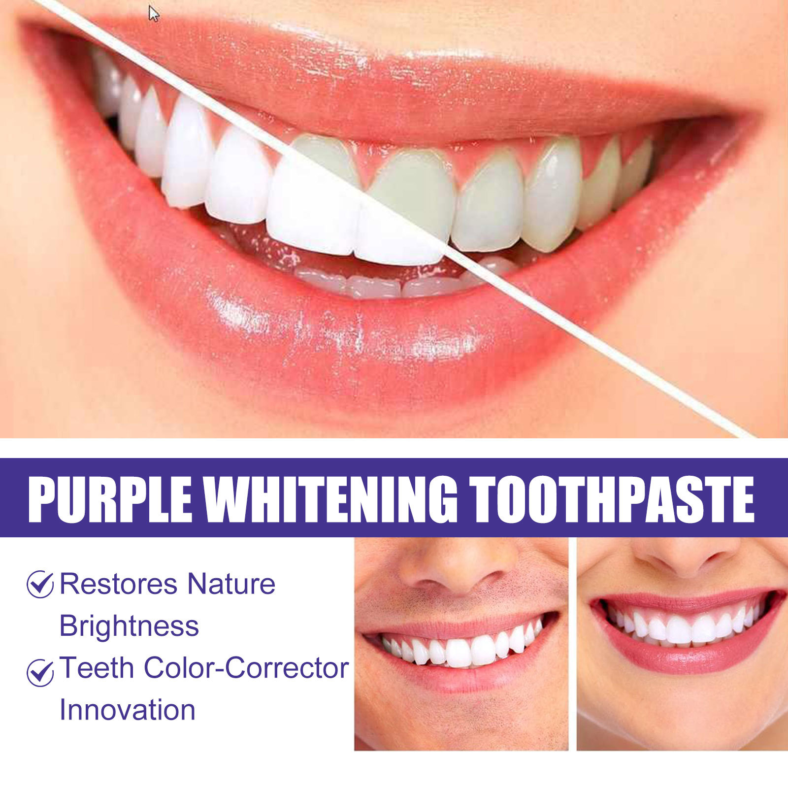Purple Toothpaste Teeth Whiten - đánh giá và giá Teeth Whitening Crest