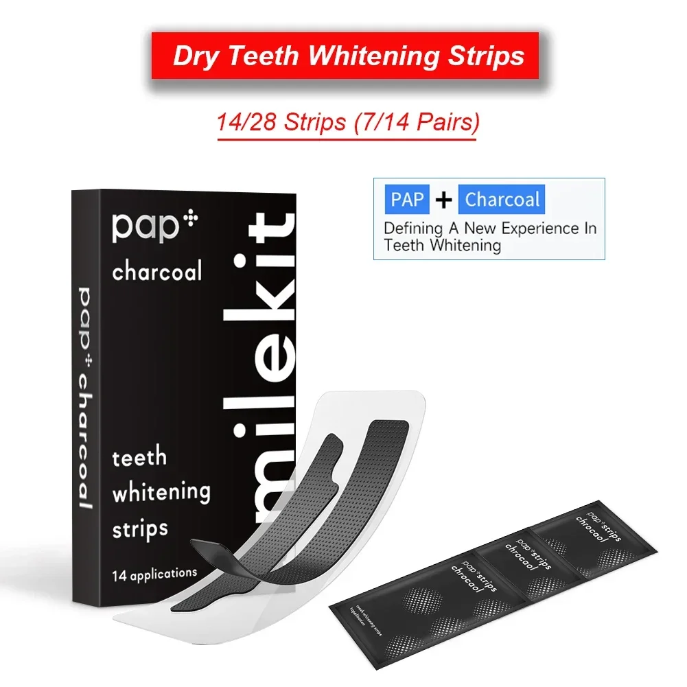 28/14Pcs New PAP+ Charcoal Gel - đánh giá và giá Teeth Whitening Crest