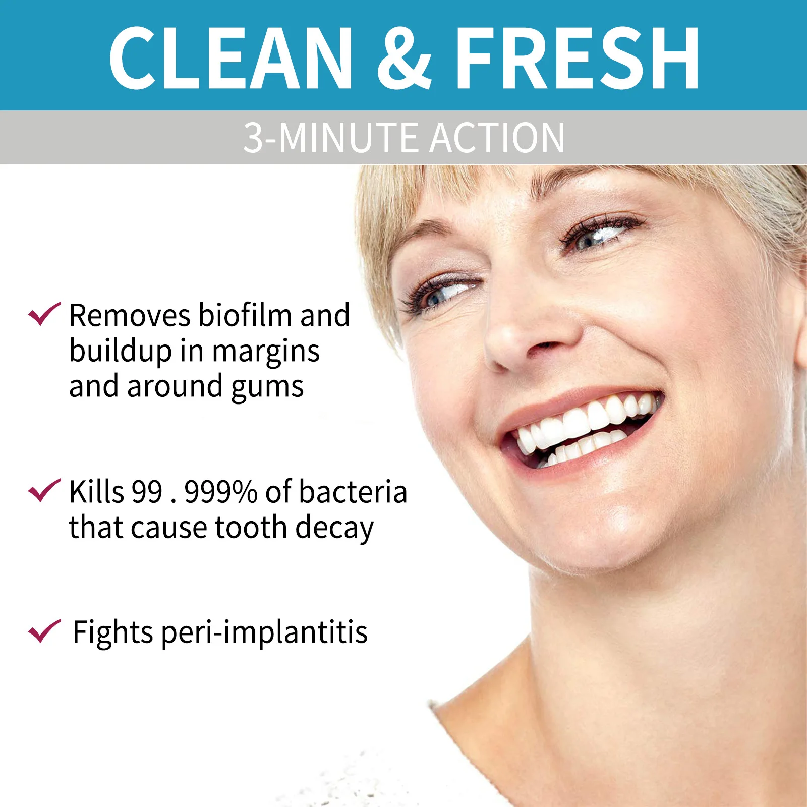 Aligner Denture Cleaner Foam D - đánh giá và giá Teeth Whitening Foam