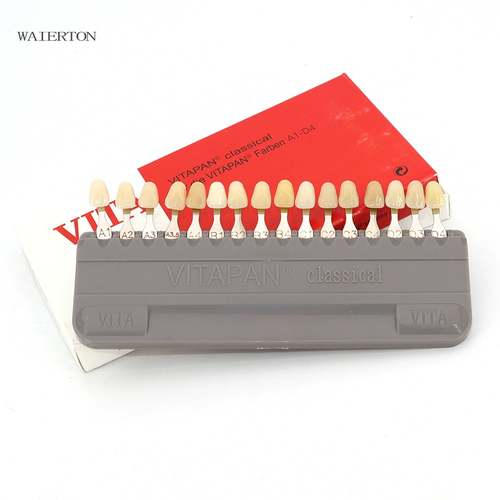 16 Colors Teeth Whitening Porc - đánh giá và giá Teeth Whitening Shade Guide