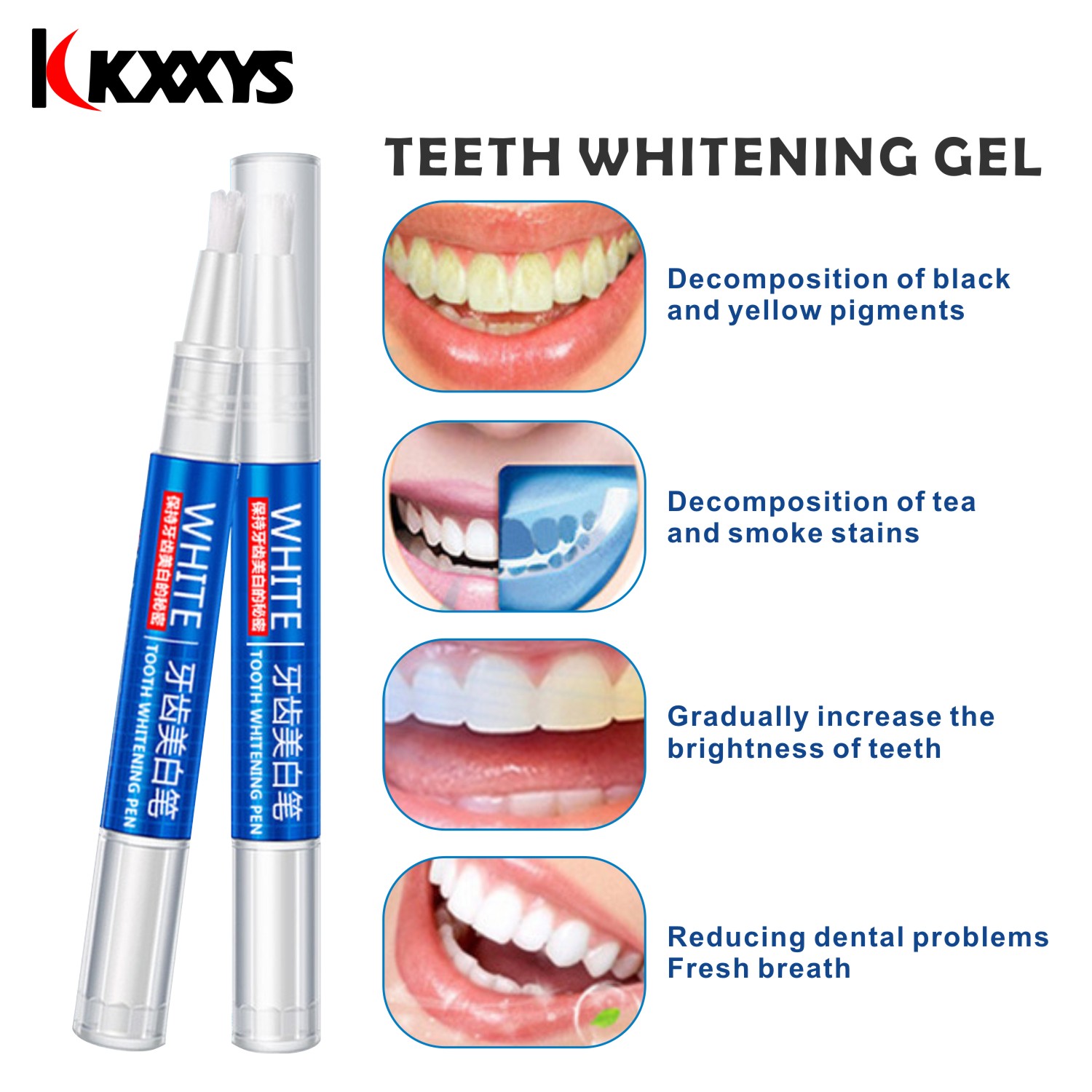 2*3Ml Trắng Phổ Biến Làm Trắng - đánh giá và giá Teeth Whitening Gel Pen