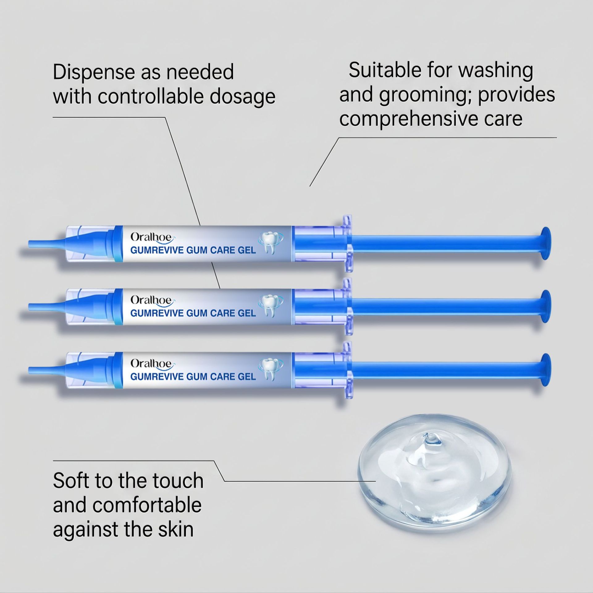 Oral Care Gel 3Pcs Gum Cleanin - đánh giá và giá Teeth Whitening Before And After