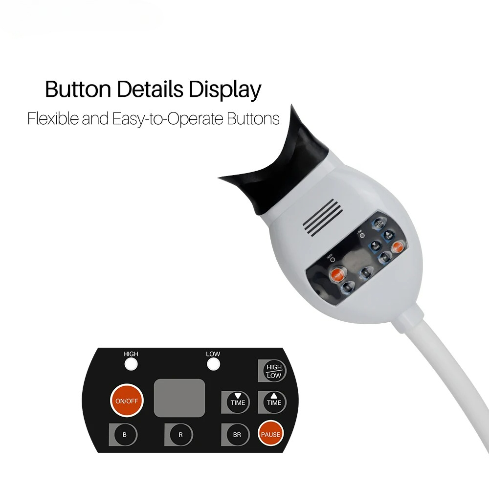 Adjustable 3 Colors LED Teeth  - đánh giá và giá Whitening Teeth Machine
