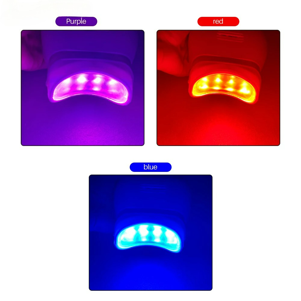 Adjustable 3 Colors LED Teeth  - đánh giá và giá Whitening Teeth Machine