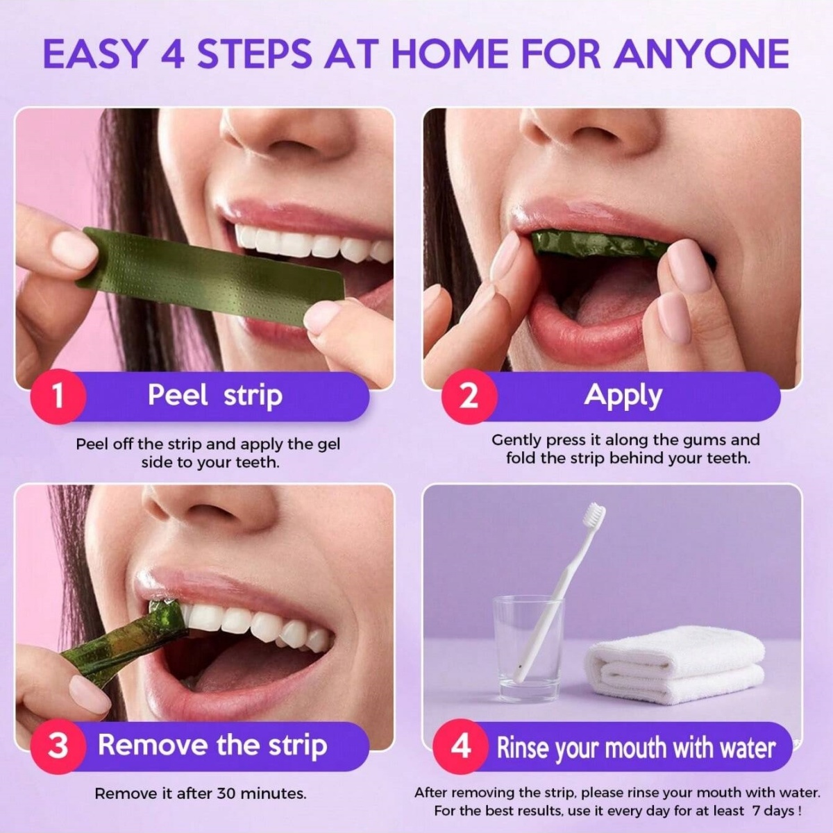 Deluxe Whitening Teeth Sticker - đánh giá và giá Teeth Whitening Before And After