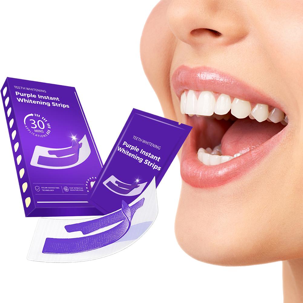 42Pairs Purple Teeth Whitening - đánh giá và giá Teeth Whitening Crest