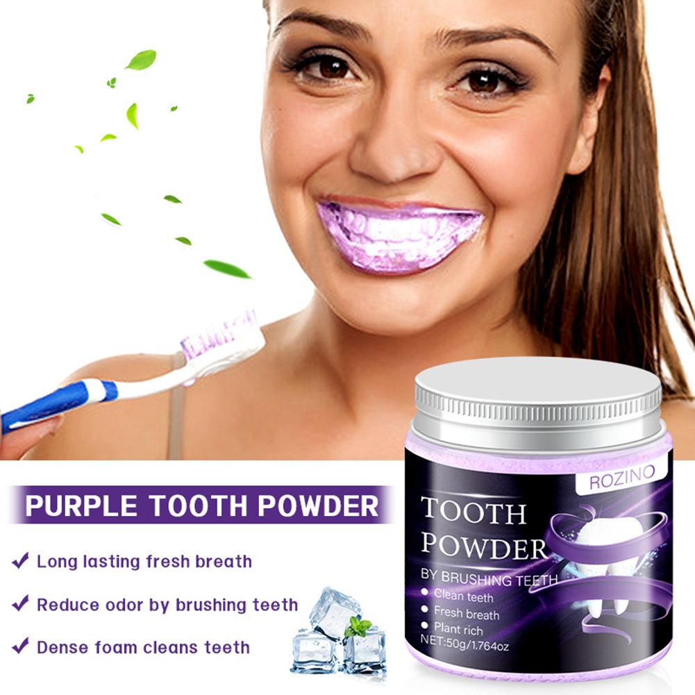 Purple White Teeth Powder Remo - đánh giá và giá Teeth Whitening For Photos